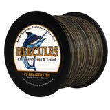 500M 547Yds Camouflage 10lb-420lb HERCULES PE Braided Fishing Line 12 Strands
