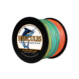 2000M 2187Yds Multicolor 10lb-250lb HERCULES PE Braided Fishing Line 12 Strands