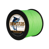 1000M 1094Yds Fluo Green 10lb-420lb HERCULES PE Braided Fishing Line 12 Strands