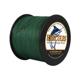 1500M 1640Yds Green 10lb-420lb HERCULES PE Braided Fishing Line 12 Strands