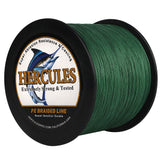 500M 547Yds Grün 10lb-420lb HERCULES PE geflochtene Angelschnur 12 Stränge