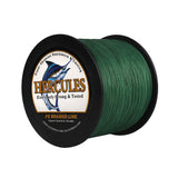 1500M 1640Yds Green 10lb-420lb HERCULES PE Braided Fishing Line 12 Strands