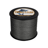 1000M 1094Yds Grey 10lb-420lb HERCULES PE Braided Fishing Line 12 Strands