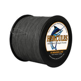 1000M 1094Yds Grey 10lb-420lb HERCULES PE Braided Fishing Line 12 Strands
