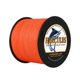 1000M 1094Yds Orange 10lb-420lb HERCULES PE Braided Fishing Line 12 Strands