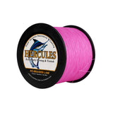 1000M 1094Yds Pink 10lb-420lb HERCULES PE Braided Fishing Line 12 Strands