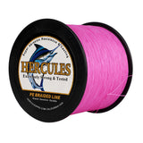 500M 547Yds Pink 10lb-420lb HERCULES PE geflochtene Angelschnur 12 Stränge