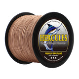 HERCULES Brown Fade Free Fishing Line 8 Strands 10LB-120LB PE Braided Fishing Line
