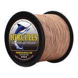 HERCULES Brown Fade Free Fishing Line 8 Strands 10LB-120LB PE Braided Fishing Line