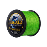 HERCULES Fluo Green fade free fishing line 4 Strands 6LB-100LB PE Braided Fishing Line