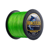 HERCULES Fluo Green Fade Free Fishing Line 8 Strands 10LB-120LB PE Braided Fishing Line
