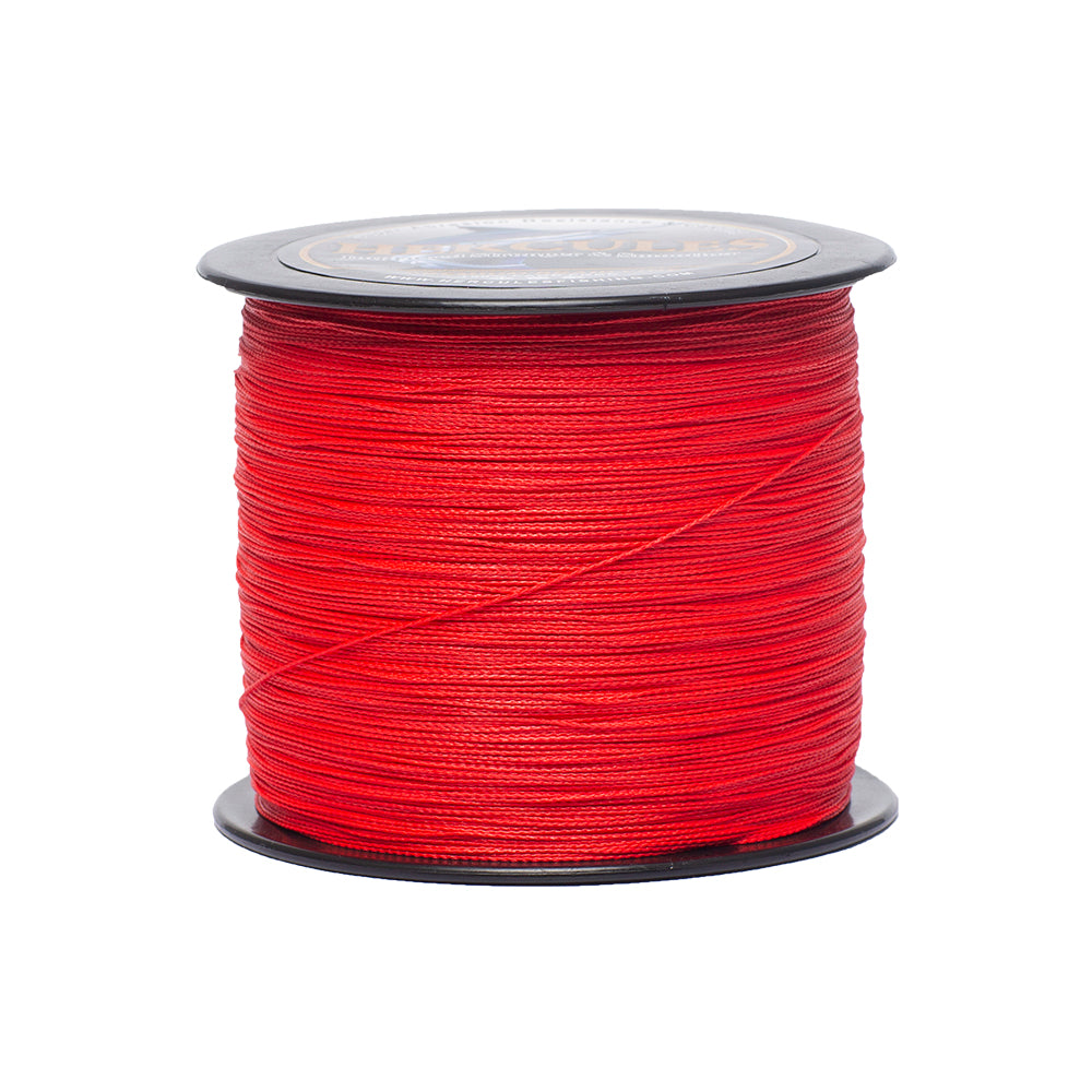 HERCULES Red fade free fishing line 4 Strands 6LB-100LB PE Braided Fishing Line
