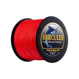 HERCULES Red fade free fishing line 4 Strands 6LB-100LB PE Braided Fishing Line