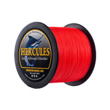 HERCULES Red Fade Free Fishing Line 8 Strands 10LB-120LB PE Braided Fishing Line