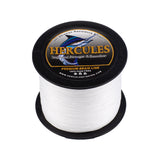 HERCULES White Fade Free Fishing Line 8 Strands 10LB-120LB PE Braided Fishing Line