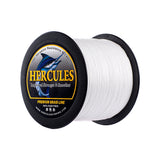 HERCULES White Fade Free Fishing Line 8 Strands 10LB-120LB PE Braided Fishing Line