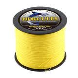 HERCULES Yellow fade free fishing line 4 Strands 6LB-100LB PE Braided Fishing Line