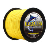 HERCULES Yellow Fade Free Fishing Line 8 Strands 10LB-120LB PE Braided Fishing Line