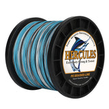 1000M 1094Yds Camo Blue 10lb-420lb HERCULES PE Braided Fishing Line 12 Strands