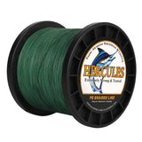 1500M 1640Yds Green 10lb-420lb HERCULES PE Braided Fishing Line 12 Strands