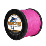 1000M 1094Yds Pink 10lb-420lb HERCULES PE Braided Fishing Line 12 Strands
