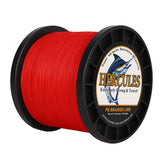 1000M 1094Yds Red 10lb-420lb HERCULES PE Braided Fishing Line 12 Strands