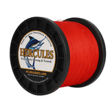 500M 547Yds Red 10lb-420lb HERCULES PE Braided Fishing Line 12 Strands