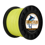 1000M 1094Yds Fluo Yellow 10lb-420lb HERCULES PE Braided Fishing Line 12 Strands