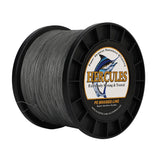 1000M 1094Yds Grey 10lb-420lb HERCULES PE Braided Fishing Line 12 Strands
