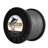 1000M 1094Yds Grey 10lb-420lb HERCULES PE Braided Fishing Line 12 Strands