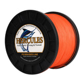 1000M 1094Yds Orange 10lb-420lb HERCULES PE Braided Fishing Line 12 Strands