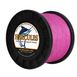 1000M 1094Yds Pink 10lb-420lb HERCULES PE Braided Fishing Line 12 Strands