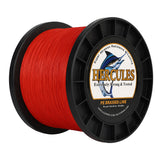 1000M 1094Yds Red 10lb-420lb HERCULES PE Braided Fishing Line 12 Strands