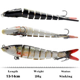 HERCULES Multi Jointed Swimbaits Fishing Lures Slow Sinking Bionic Lures