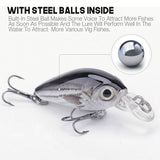 HERCULES Mini Crank Baits 4,5 cm 3,5 g 5 pezzi con scatola in PP