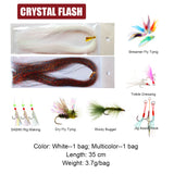 Fly Tying Material Set Feather and Dubbing Starter Kit