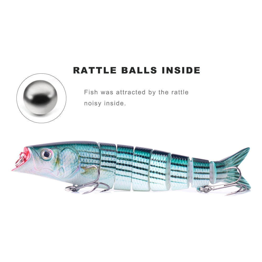 HERCULES Multi Jointed 8-Jointed Swimbaits Sinking Lures