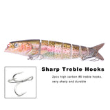 HERCULES Multi Jointed 8-Jointed Swimbaits Sinking Lures