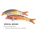 HERCULES Multi Jointed 8-Jointed Swimbaits Sinking Lures