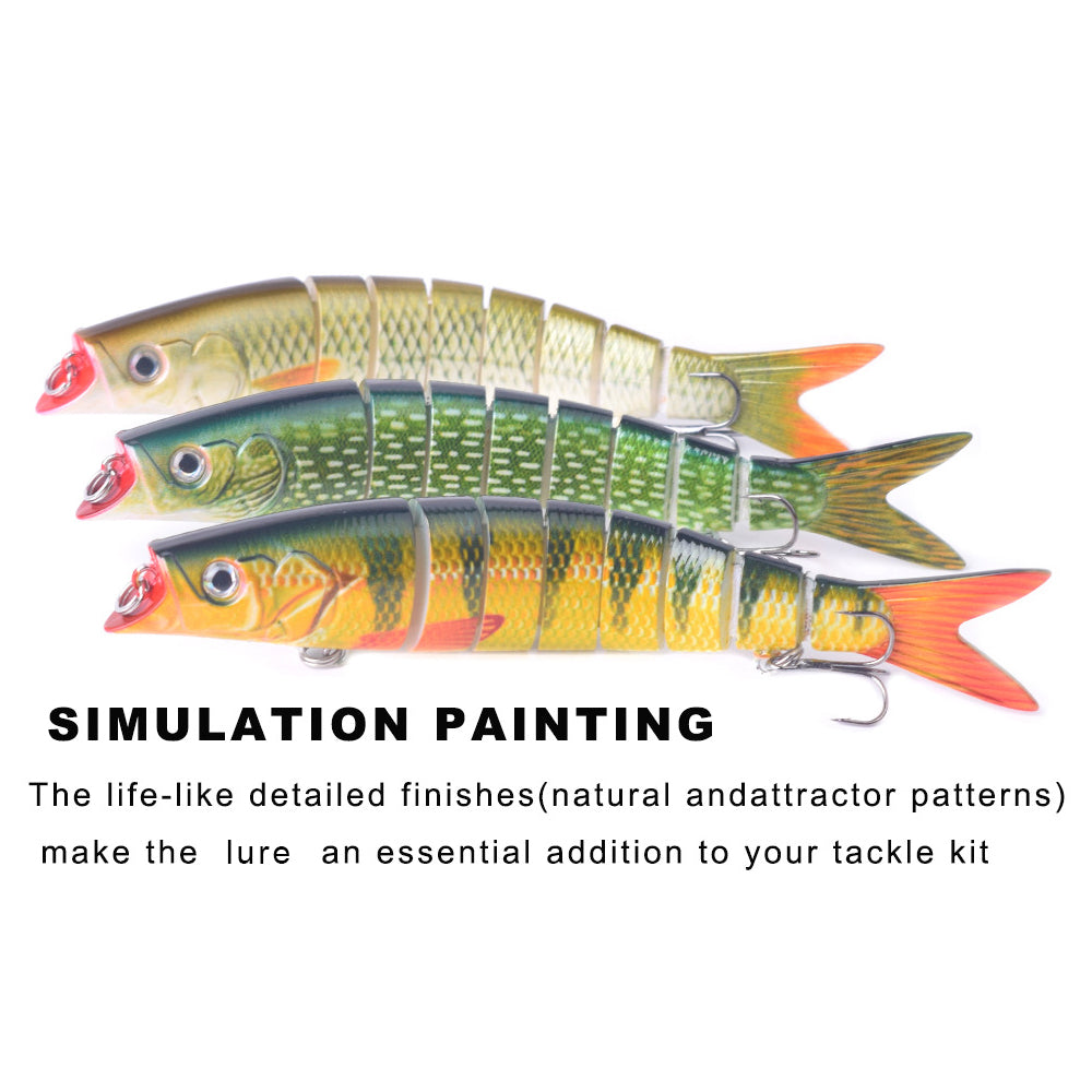 HERCULES Multi Jointed 8-Jointed Swimbaits Sinking Lures