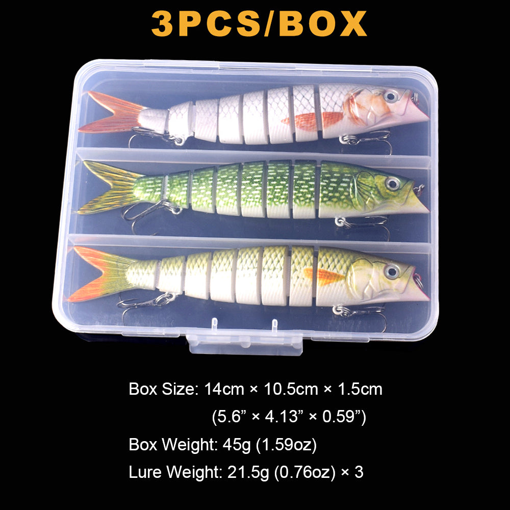 HERCULES Multi Jointed 8-Jointed Swimbaits Sinking Lures