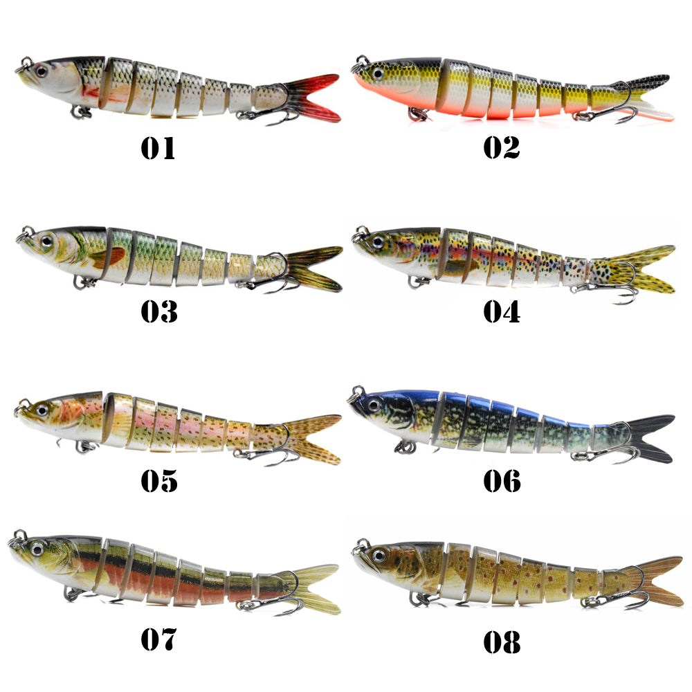 HERCULES Multi Jointed Swimbaits Fishing Lures Slow Sinking Bionic Lures