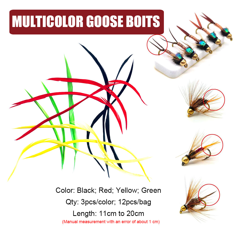 Fly Tying Material Set Feather and Dubbing Starter Kit