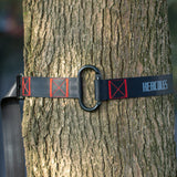 Cinghia per albero da caccia HERCULES - Cinghia per albero con imbracatura di sicurezza a connessione rapida