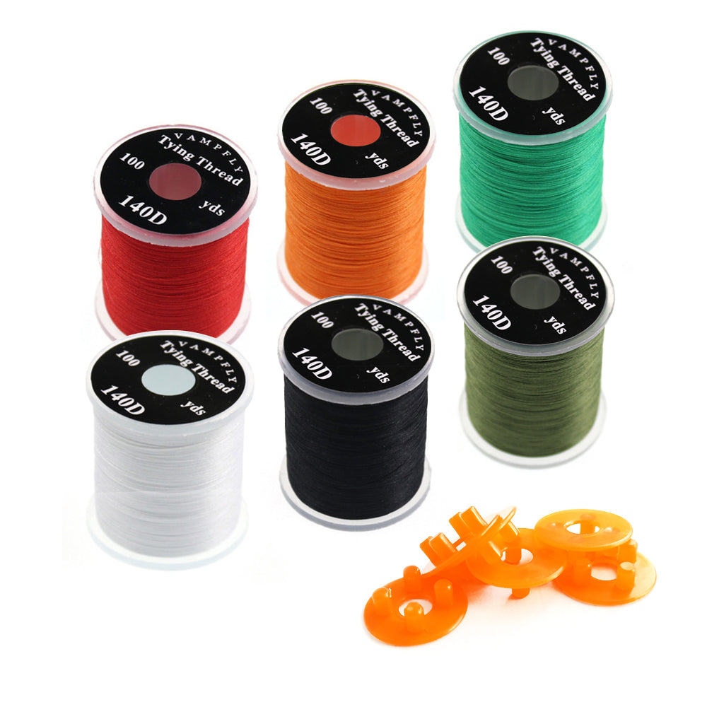 HERCULES Fly Tying Thread Kit, 140D Fly Tying Material Accessories ...
