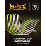 HERCULES Fly Fishing Leader Connector for Fly line Pack of 9