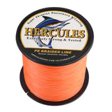 HERCULES Orange Braided Fishing Line