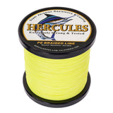 HERCULES Fluorescent Yellow Braided Fishing Line
