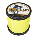 HERCULES Fluorescent Yellow Braided Fishing Line