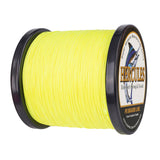 1500M 1640Yds Fluo Yellow 10lb-200lb HERCULES PE Braided Fishing Line 8 Strands